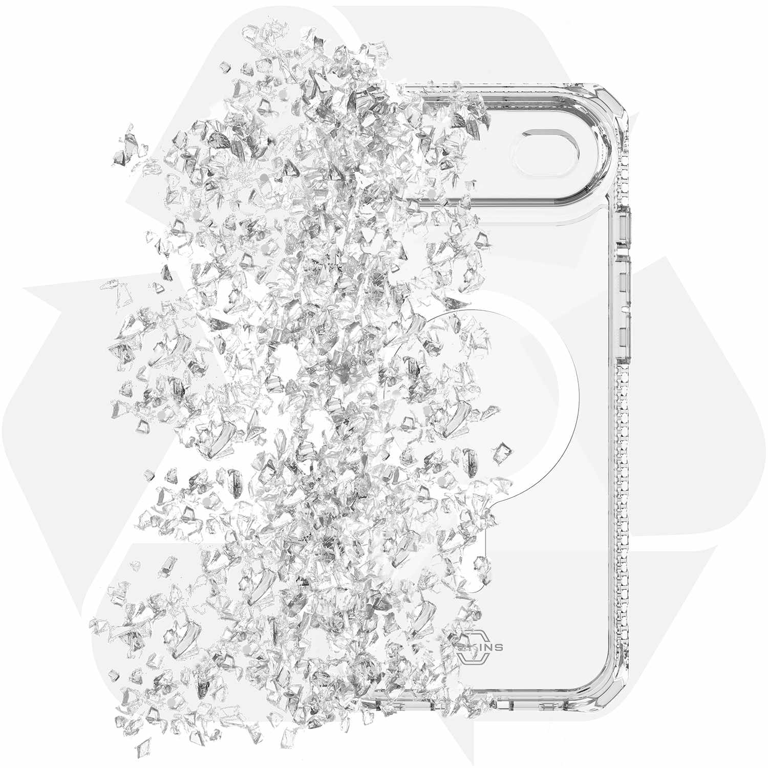 ITSKINS Hybrid_R MagSafe Case Clear for iPhone Air