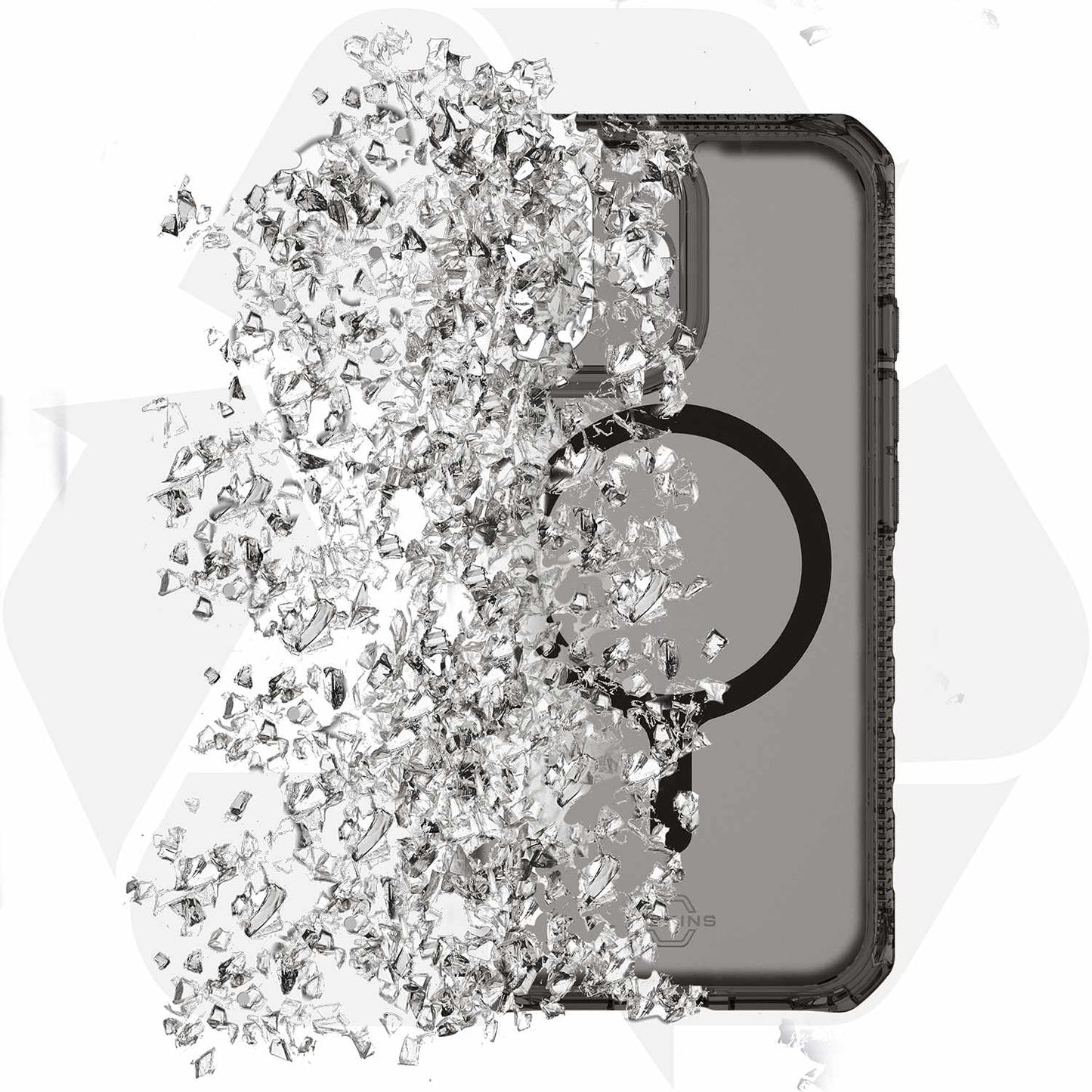 AP7NHBVARSMOK Hybrid_R Vapor MagSafe Case iPhone 17 Smoke