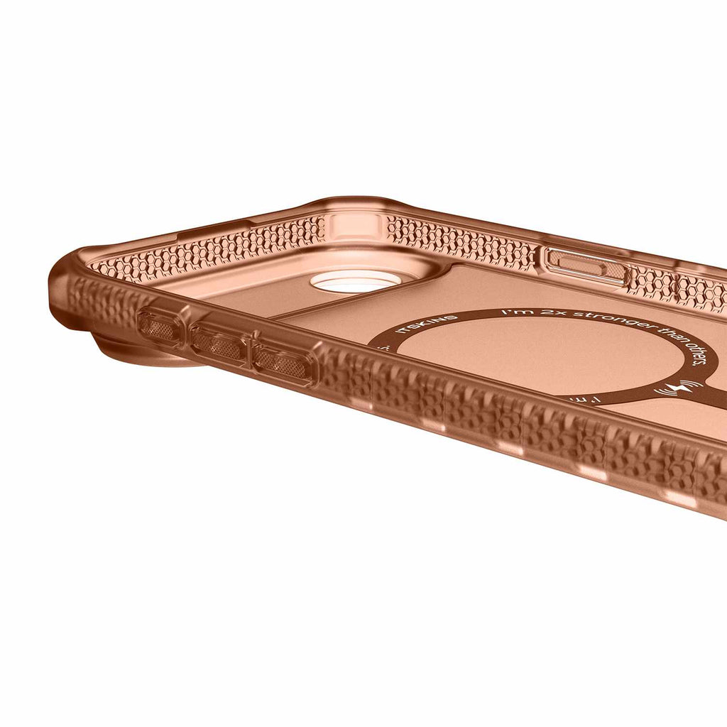 ITSKINS Hybrid_R Frost MagSafe Case Mocha for iPhone Air