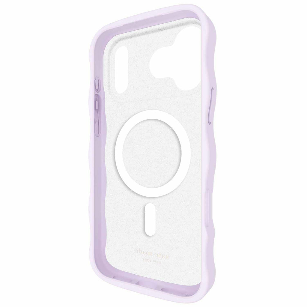 Kate Spade Wavy MagSafe Case Opal Glitter for iPhone 17 Pro Max