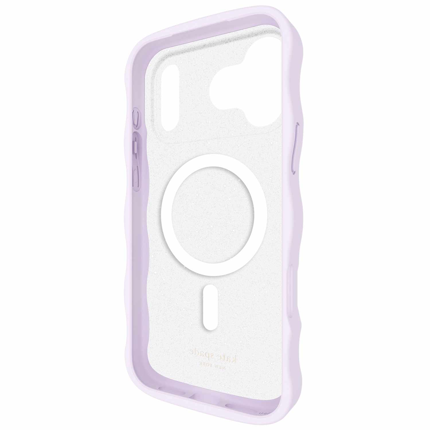 Kate Spade Wavy MagSafe Case Opal Glitter for iPhone 17 Pro Max