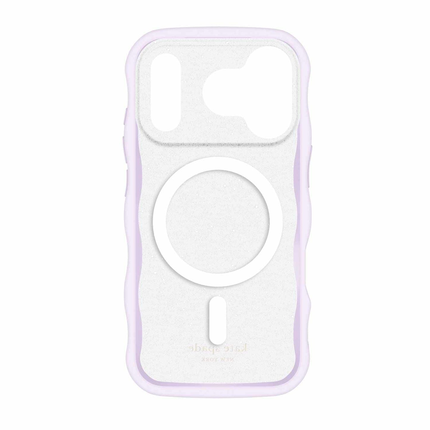 KS057330 Wavy MagSafe Case iPhone 17 Pro Opal Glitter
