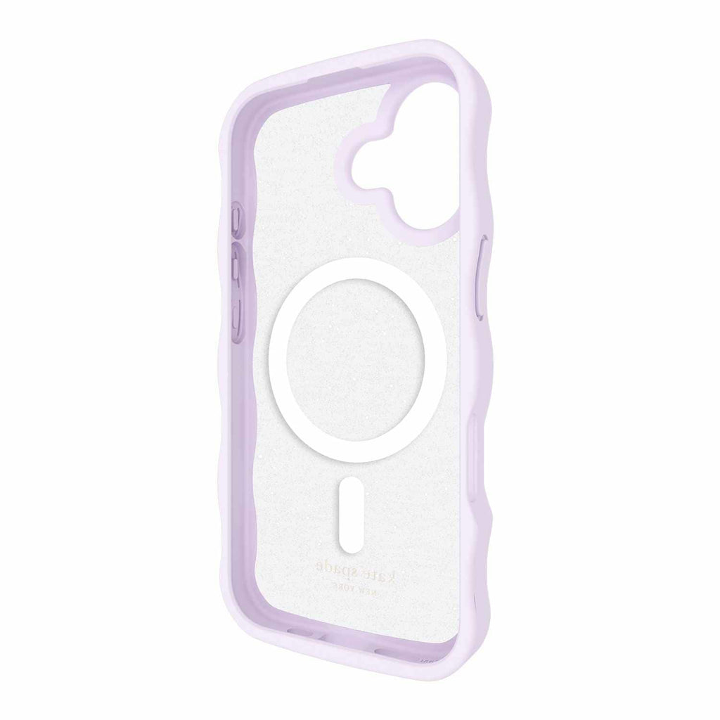 Kate Spade Wavy MagSafe Case Opal Glitter for iPhone 17