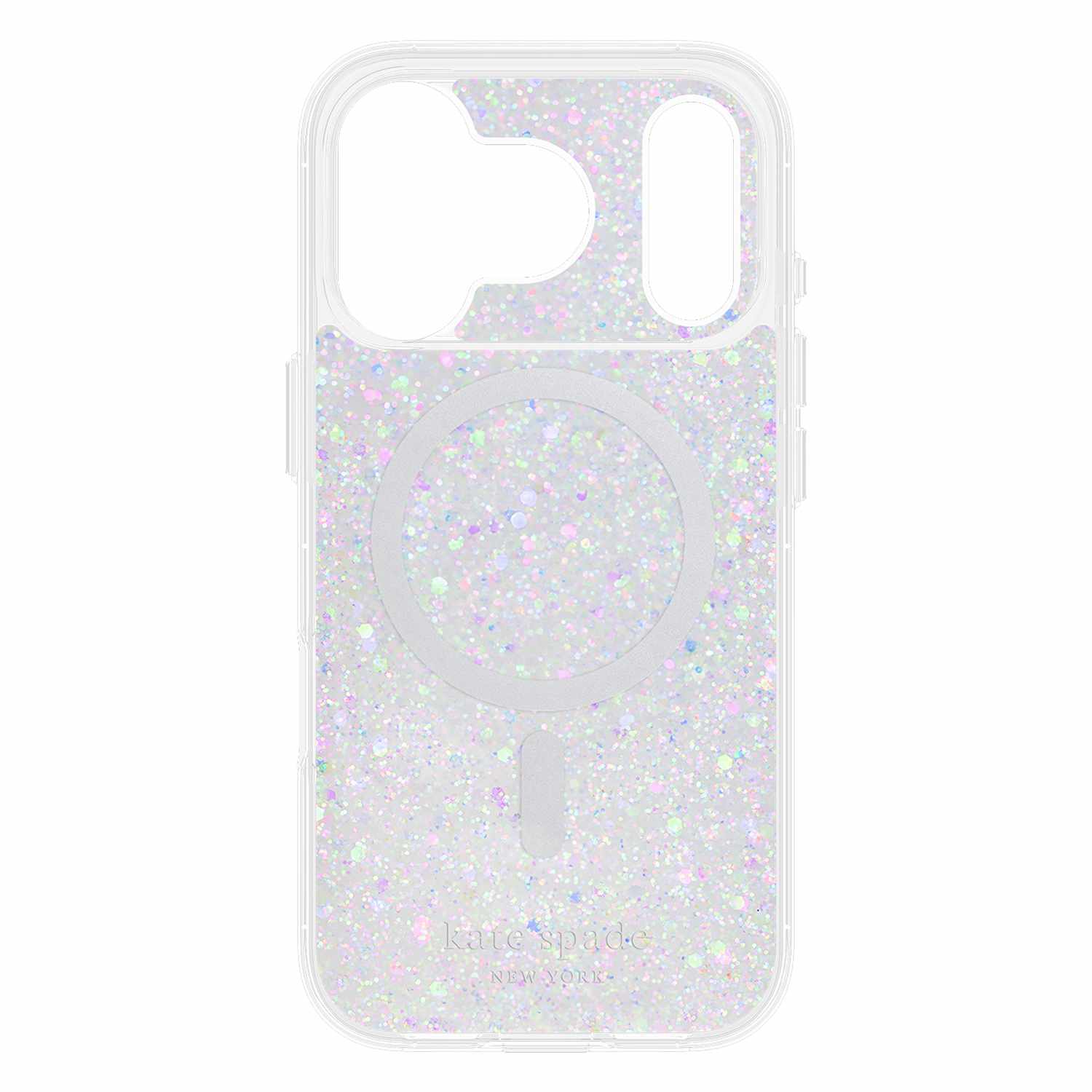 Kate Spade Protective MagSafe Case Chunky Glitter Iridescent for iPhone 17 Pro