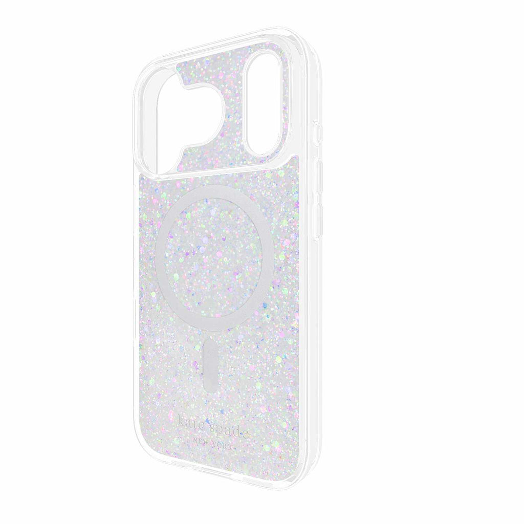 Kate Spade Protective MagSafe Case Chunky Glitter Iridescent for iPhone 17 Pro