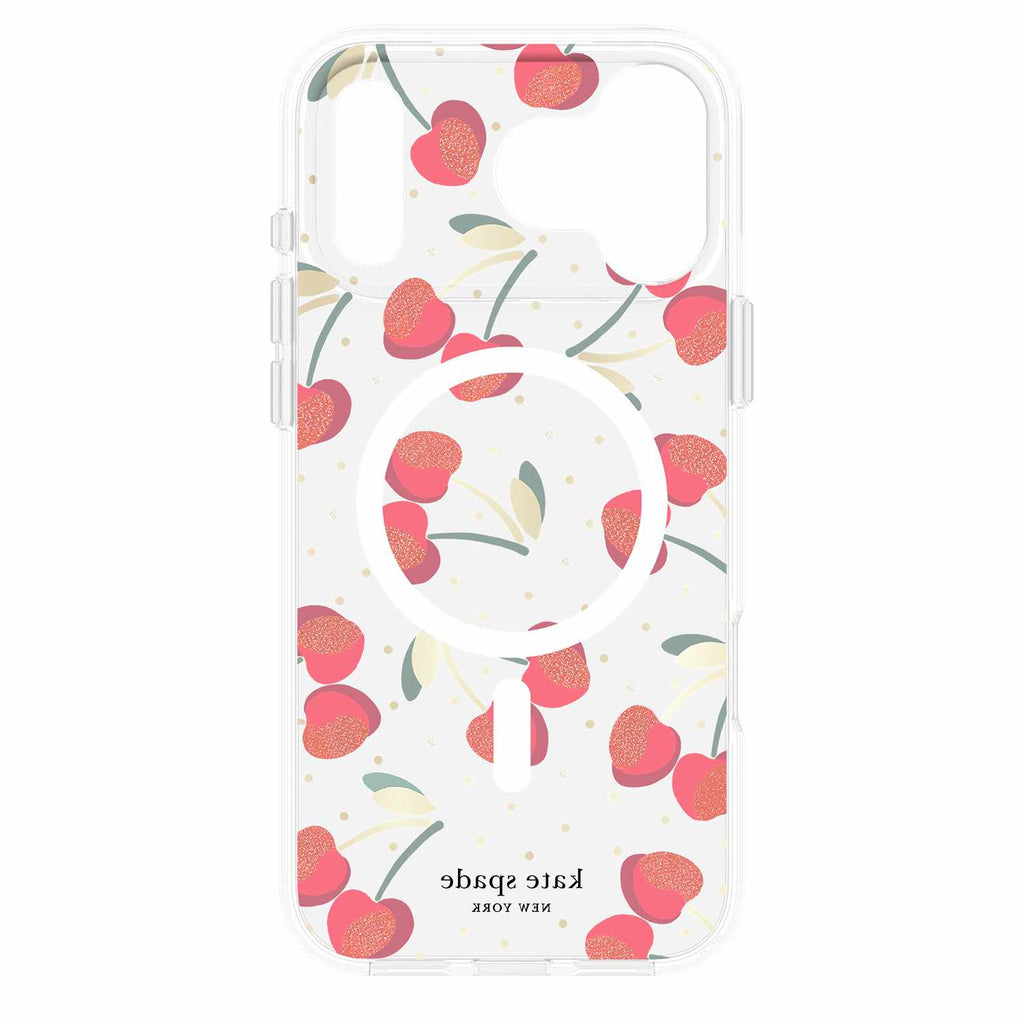 Kate Spade Protective MagSafe Case Cherry Dot for iPhone 17 Pro Max