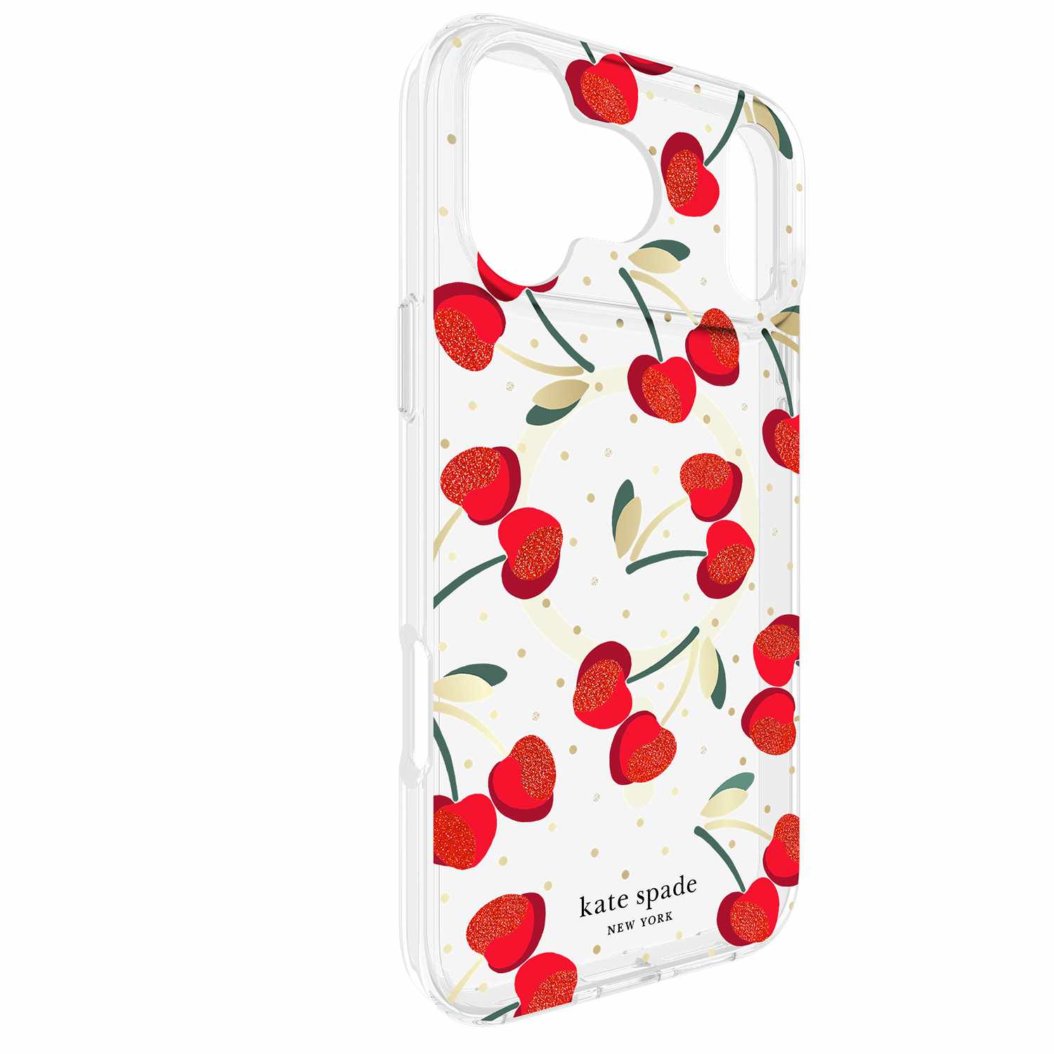 Kate Spade Protective MagSafe Case Cherry Dot for iPhone 17 Pro Max