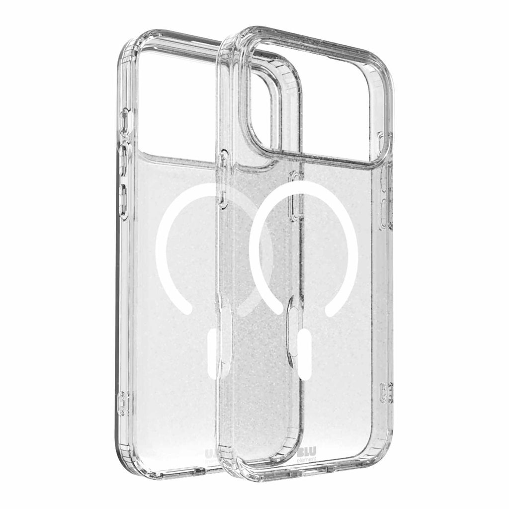 Blu Element DropZone Rugged MagSafe Case Clear Glitter for iPhone 17 Pro Max