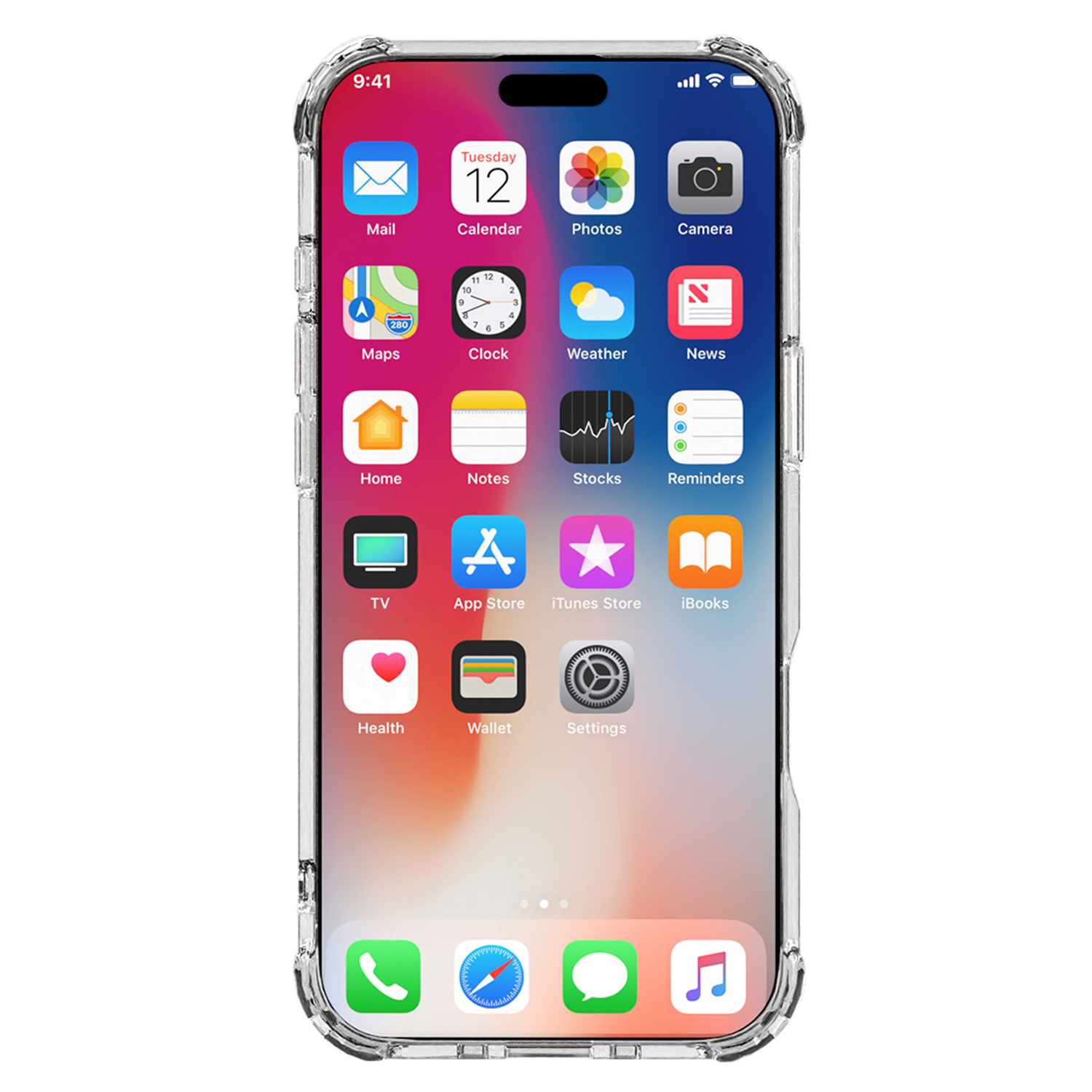 Blu Element DropZone Rugged MagSafe w/kickstand Case Clear for iPhone 17 Pro Max