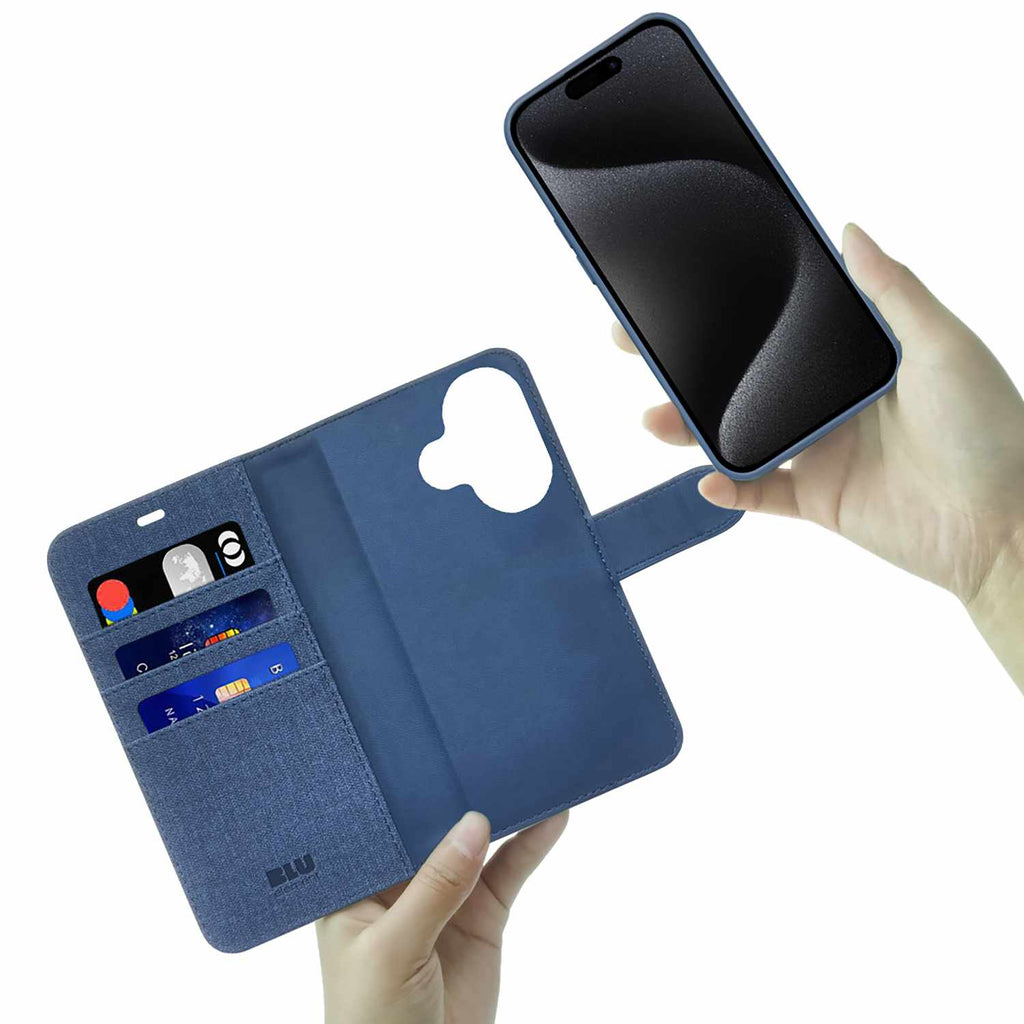 Blu Element Folio 2-in-1 Case Lazuli Blue for iPhone 17