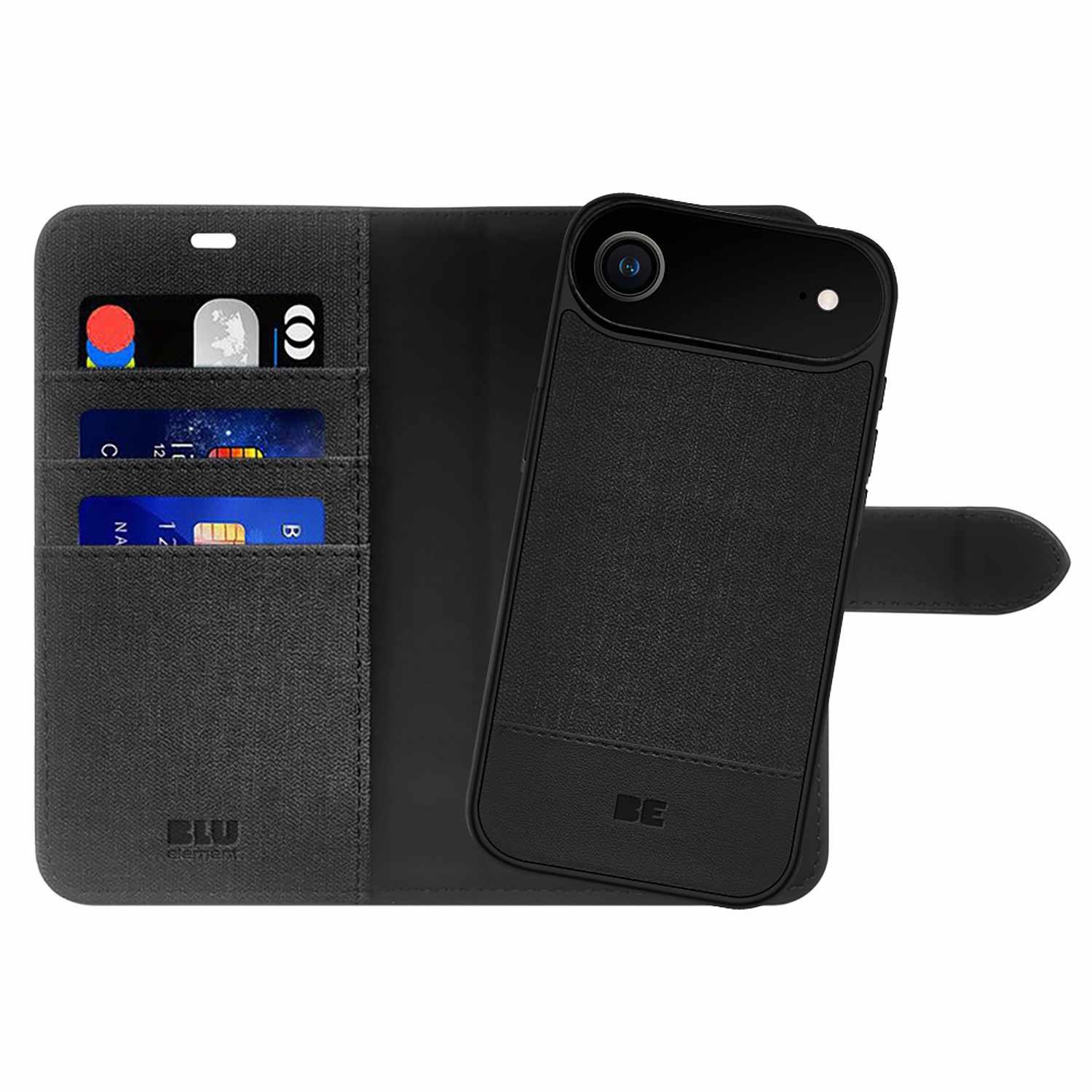 Blu Element Folio 2-in-1 MagSafe Case Black for iPhone Air