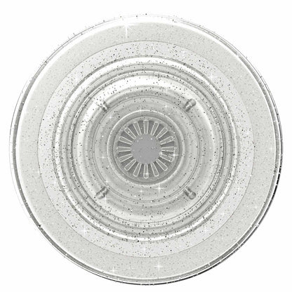806866 PopGrip For MagSafe Round with Adapter Ring Clear Glitter