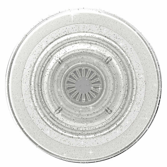 806866 PopGrip For MagSafe Round with Adapter Ring Clear Glitter