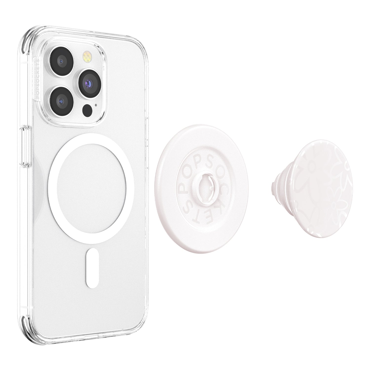 PopSockets PopGrip For MagSafe Round with Adapter Ring Horchata - GekkoTech