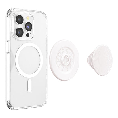 807028 PopGrip For MagSafe Round with Adapter Ring Horchata