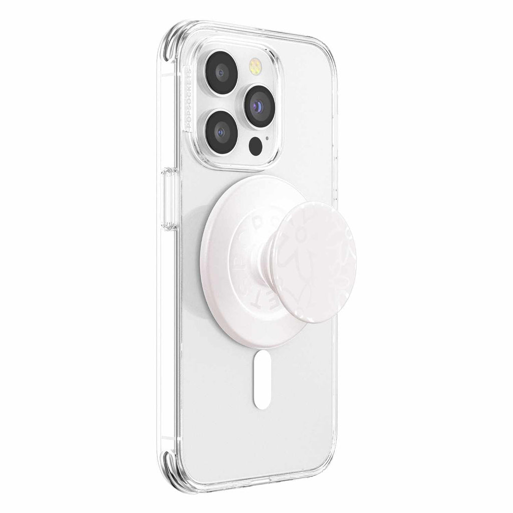 PopSockets PopGrip For MagSafe Round with Adapter Ring Horchata - GekkoTech