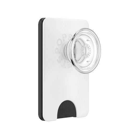 806926 PopWallet+ For MagSafe Round with Adapter Ring White/Clear