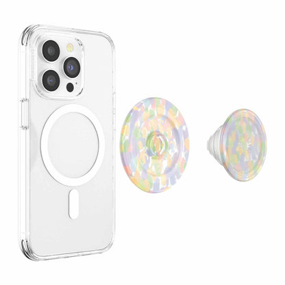808977 PopGrip for MagSafe Round with Adapter Ring Rainbow Glass