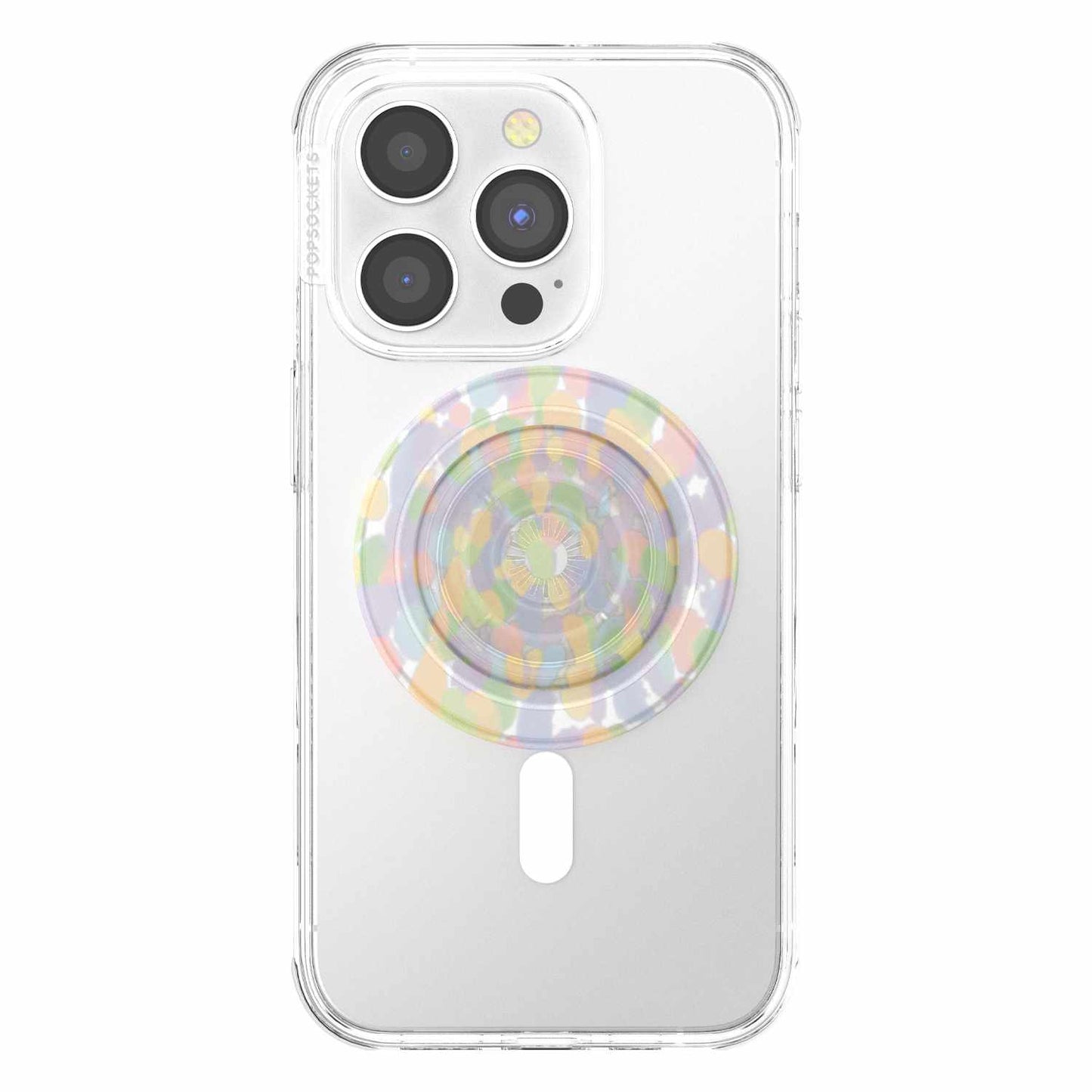 808977 PopGrip for MagSafe Round with Adapter Ring Rainbow Glass