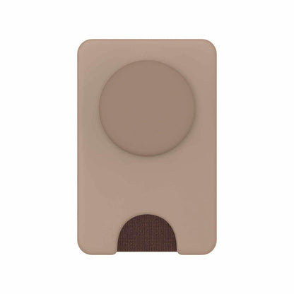 807087 PopWallet+ for MagSafe with Adapter Ring Latte Soft Touch