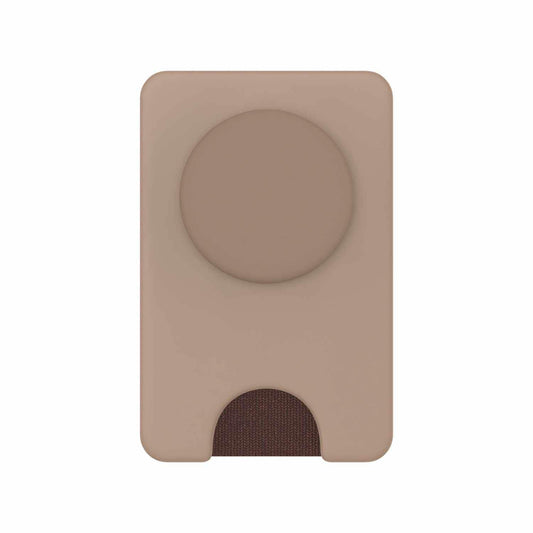 807087 PopWallet+ for MagSafe with Adapter Ring Latte Soft Touch
