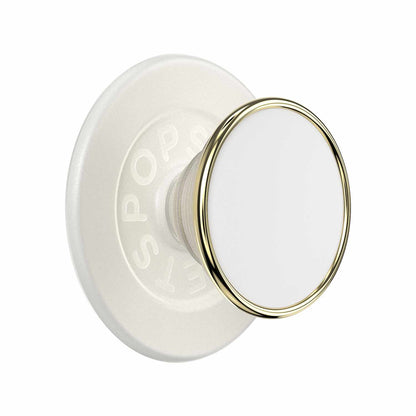 808938 PopGrip For MagSafe Round with Adapter Ring Coconut Creme