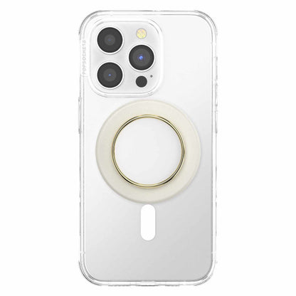 808938 PopGrip For MagSafe Round with Adapter Ring Coconut Creme