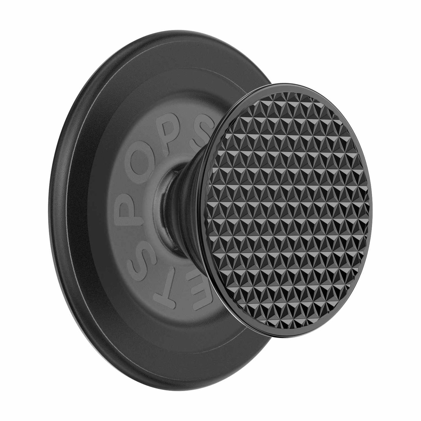 807392 PopGrip for MagSafe Round with Adapter Ring Triangle Knurled Black