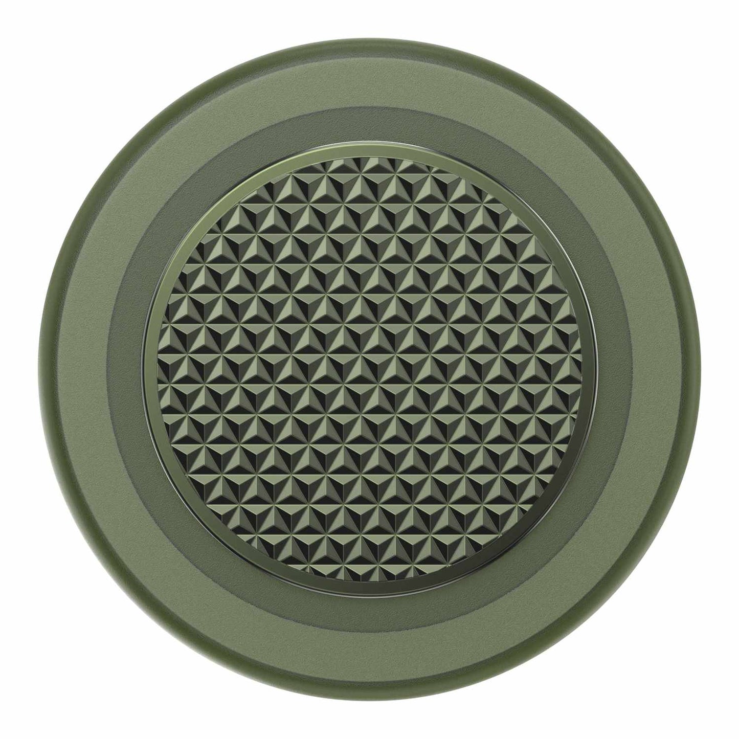 807279 PopGrip for MagSafe Round with Adapter Ring Triangle Knurled Olive