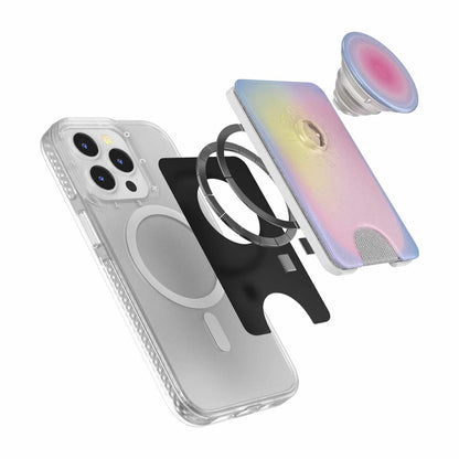 806867 PopWallet+ For MagSafe Round with Adapter Ring Aura