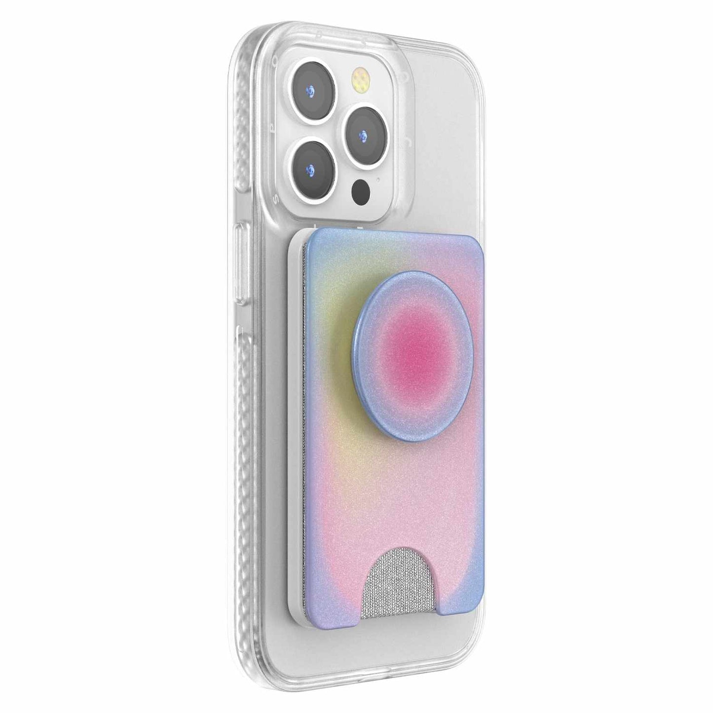 806867 PopWallet+ For MagSafe Round with Adapter Ring Aura