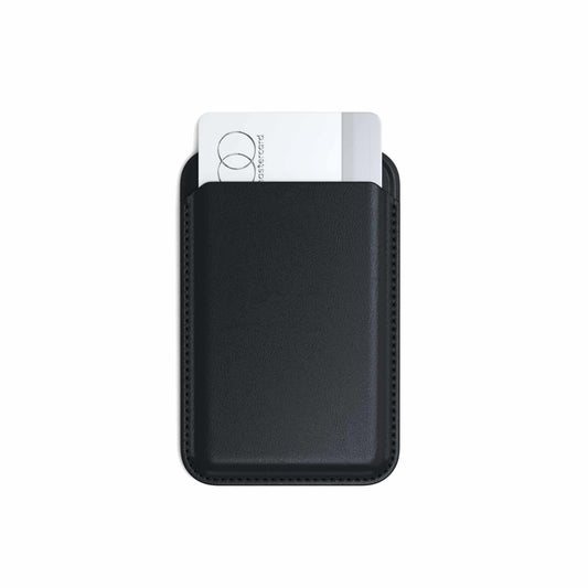STVLWK Vegan-Leather MagSafe Wallet Stand Black