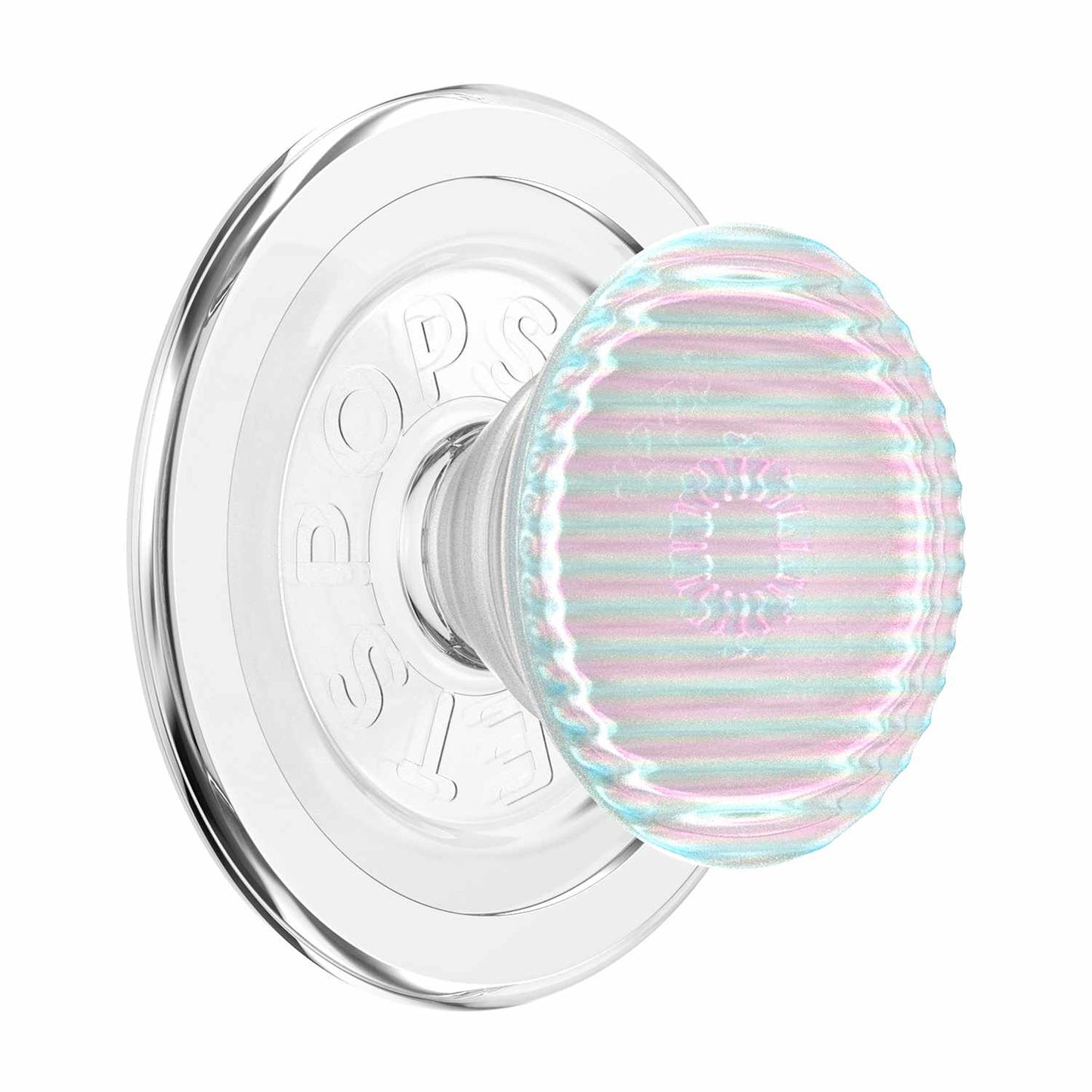 807474 PopGrip for MagSafe Round with Adapter Ring Fluted Opalescent