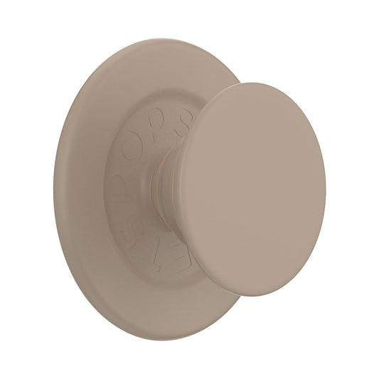 807491 PopGrip for MagSafe Round with Adapter Ring Soft Touch Latte