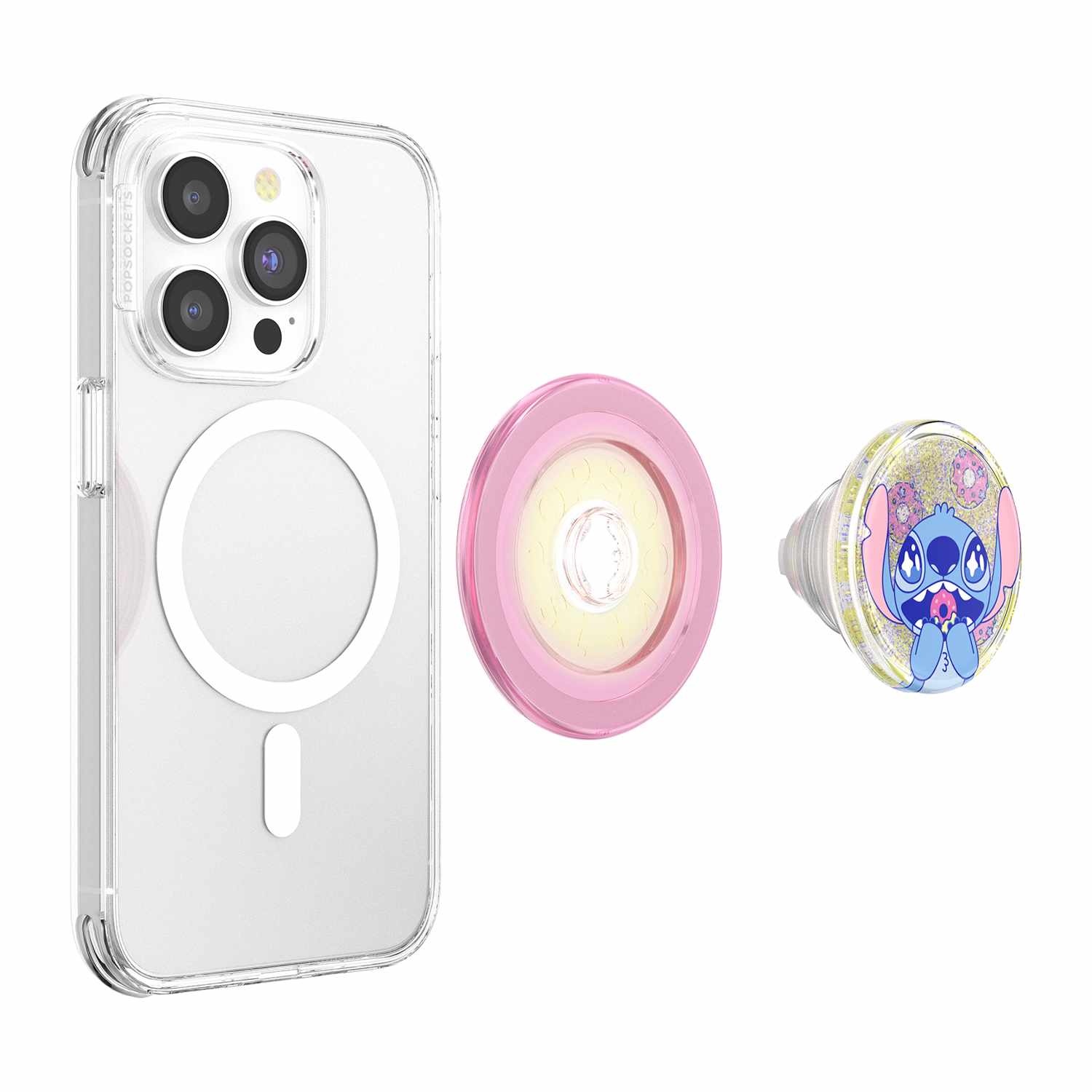 PopSockets PopGrip For MagSafe Round with Adapter Ring Tidepool Stitch Snacks - GekkoTech