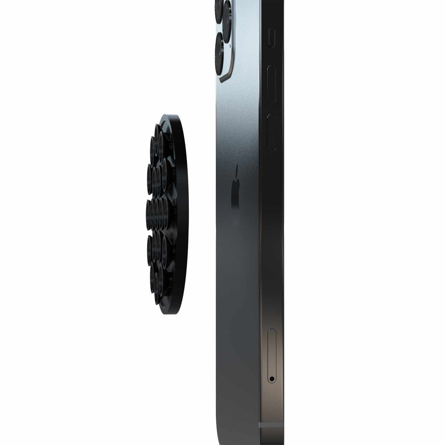 Blu Element Round MagSafe Phonesquid Black