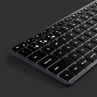 STBTSX1M Slim X1 Backlit Bluetooth Keyboard Space Gray