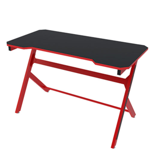 Xtech Gaming Computer Desk Red Wizard Curved Edges Laminated Surface Metal Frame -  Red/Black - GekkoTech