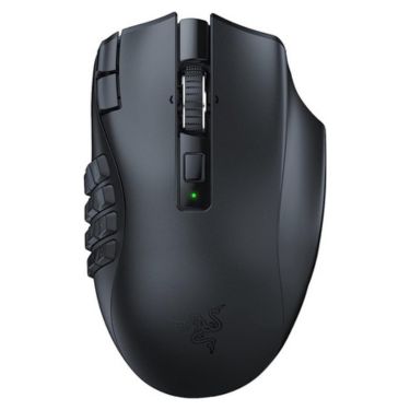Razer Gaming Mouse Wireless MMO Naga V2 Hyperspeed 19 Buttons 30000Dpi Bluetooth - Black