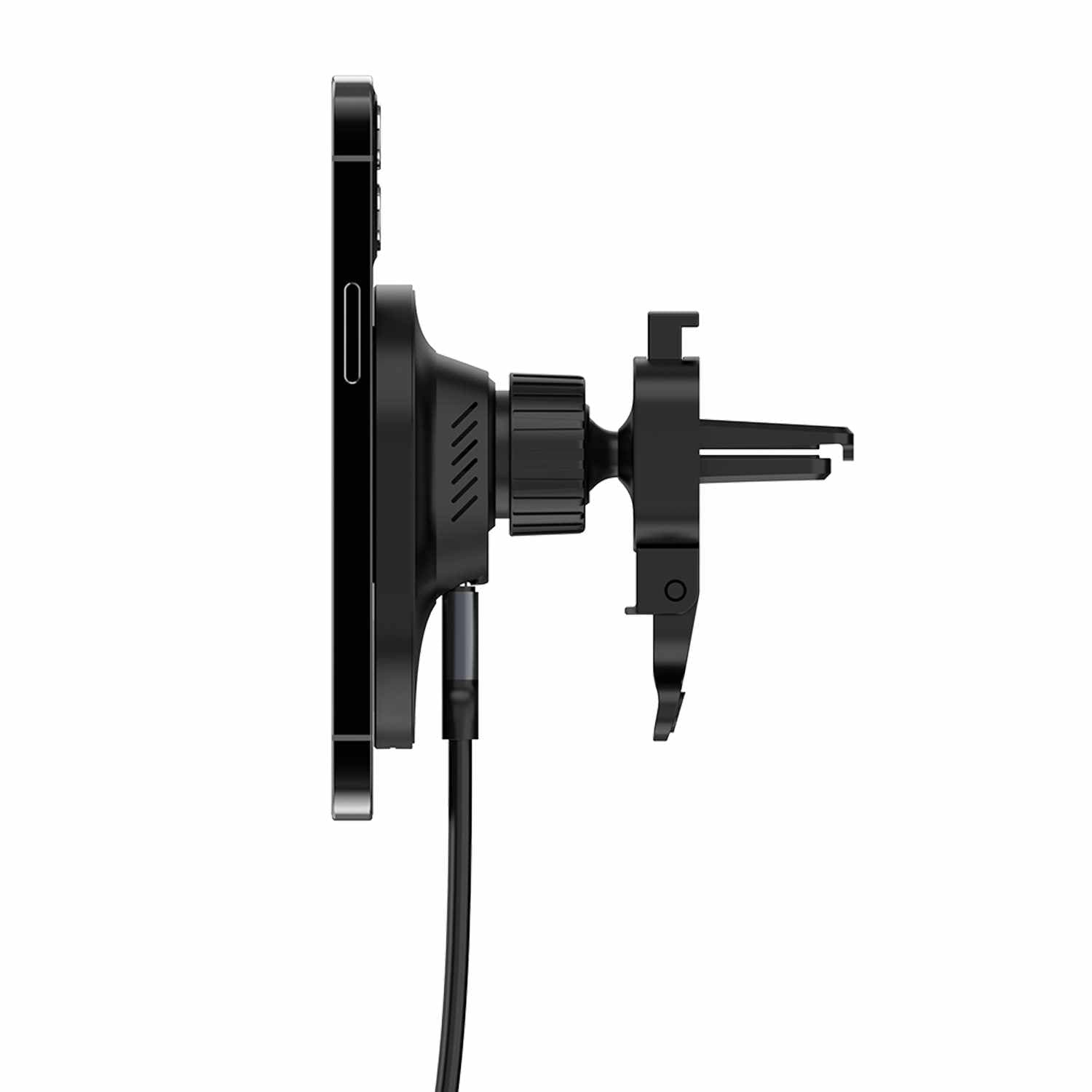Blu Element Qi2 Wireless Charging Car Mount 15W MagSafe Compatible Black - GekkoTech