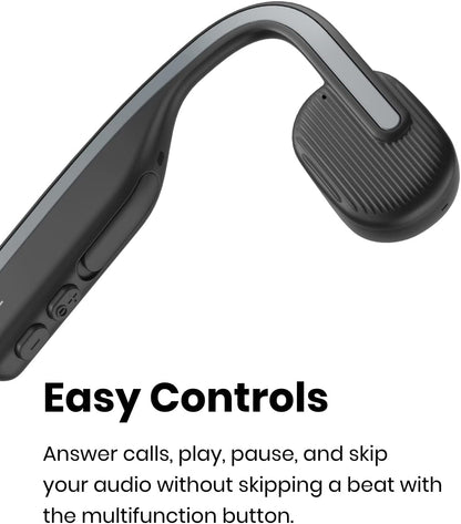 Shokz OpenMove Bluetooth Headset - Bone Conduction - Slate Grey - GekkoTech
