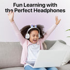 HyperGear Bunny Tracks Kids Bluetooth Wireless Headphones with LED Rabbit Ears - GekkoTech