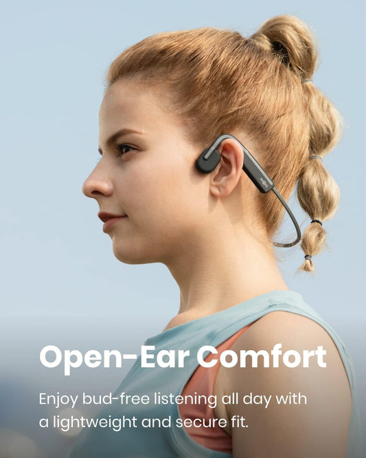 Shokz OpenMove Bluetooth Headset - Bone Conduction - Slate Grey - GekkoTech