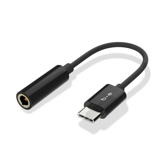USB-C to 3.5mm Headphone Jack Adapter Black - GekkoTech