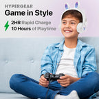 HyperGear Bunny Tracks Kids Bluetooth Wireless Headphones with LED Rabbit Ears - GekkoTech