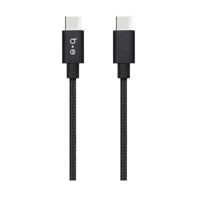Braided Charge/Sync USB-C to USB-C Cable 10ft Black - GekkoTech